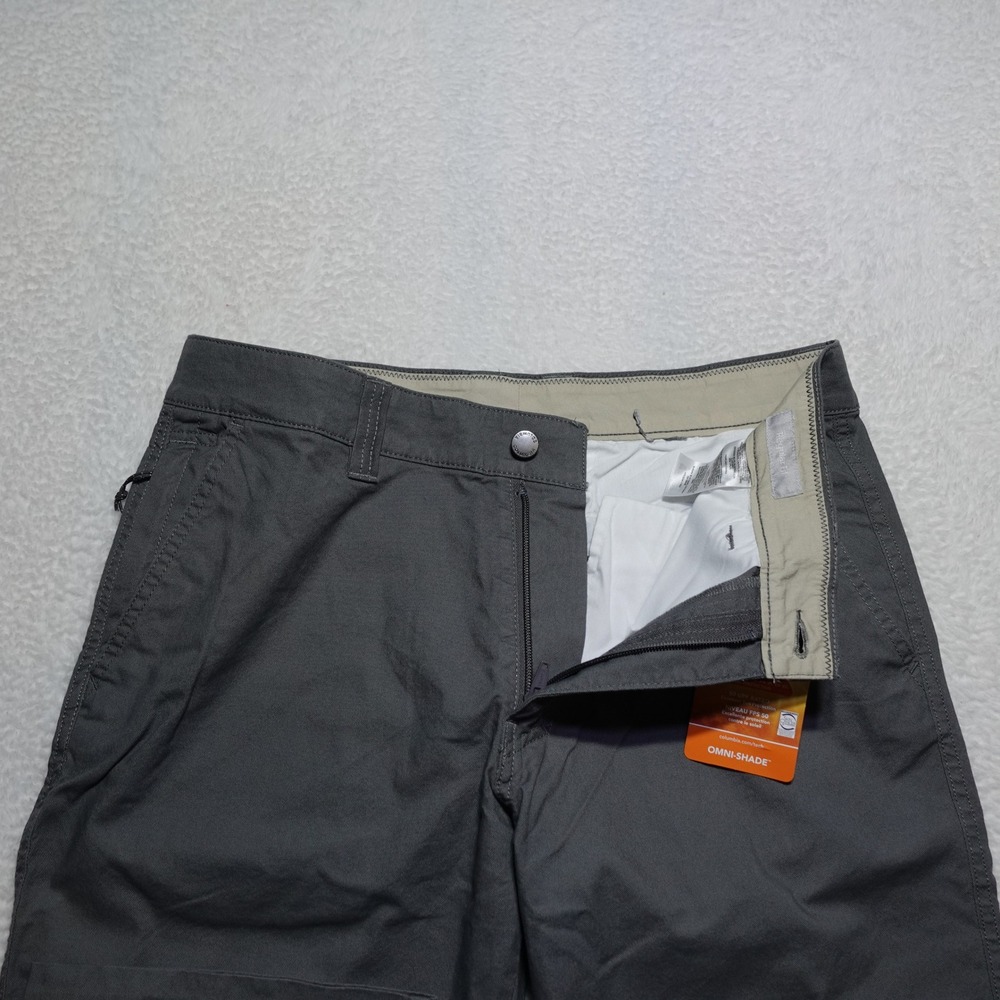 Columbia Flex ROC Pant Mens 40x30 Grey Straight Leg Omni-Shade AM0183-023 - Picture 5 of 11